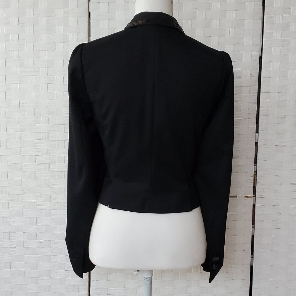 Black Sequin Blazer - Picture 6 of 7